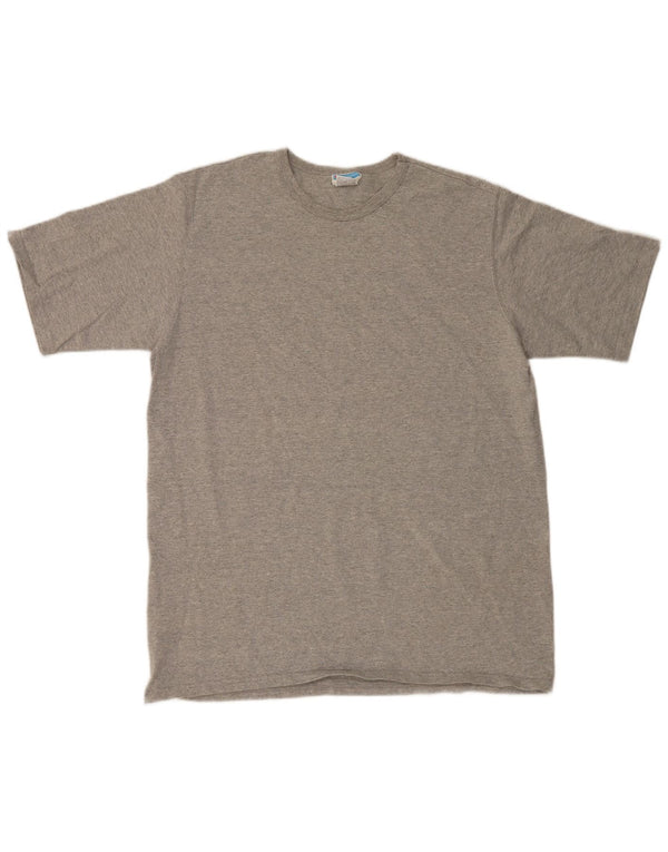 Champion Herren T-Shirt Top XL Grau gefleckte Baumwolle