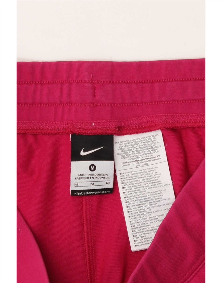 Nike Damen Sportshorts UK 14 Mittelrosa Baumwolle