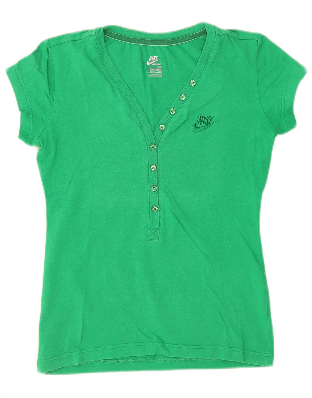 Nike Damen T-Shirt Top UK 12 Mittelgrün