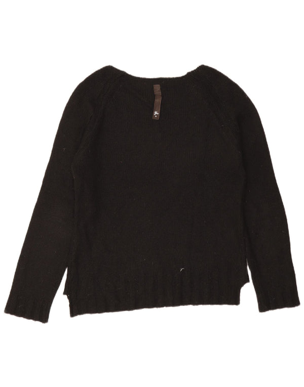 Gas Damen-Pullover mit U-Boot-Ausschnitt, Gr. 14, Schwarz