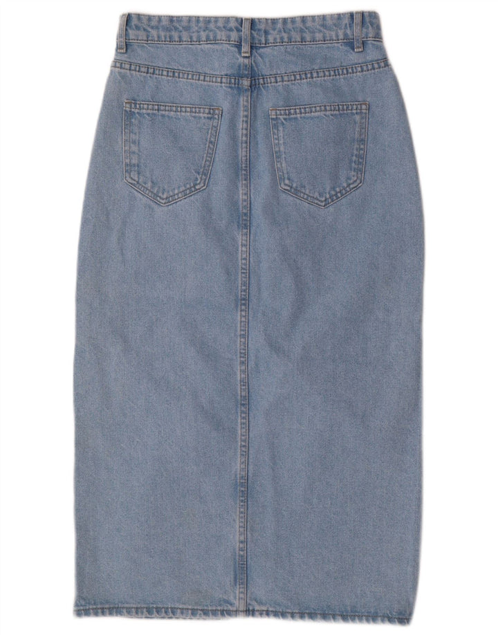 Only Damen Jeansrock XS W25 Blaue Baumwolle