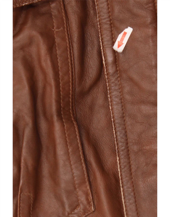 Vintage Herren Lederjacke UK 40 Large Braun