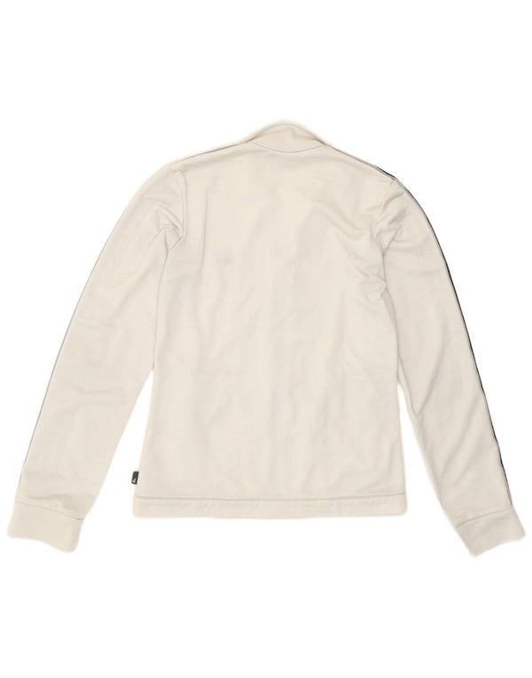 Adidas Damen Trainingsanzug Top Jacke UK 10 Small Grau Polyester
