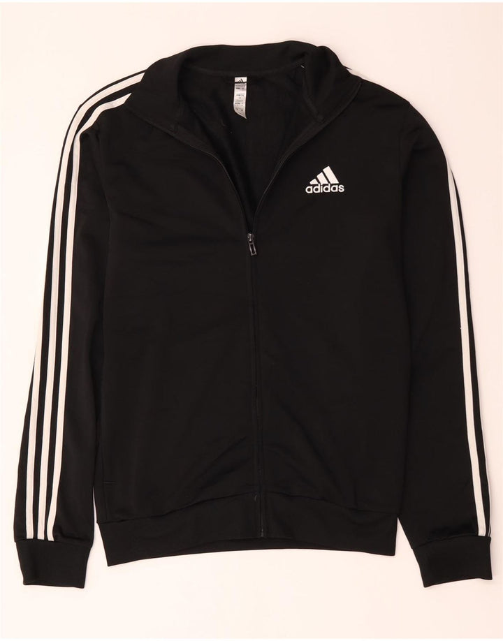 Adidas Herren-Trainingsanzug-Oberteil, Jacke, Größe S, Schwarz, Polyester