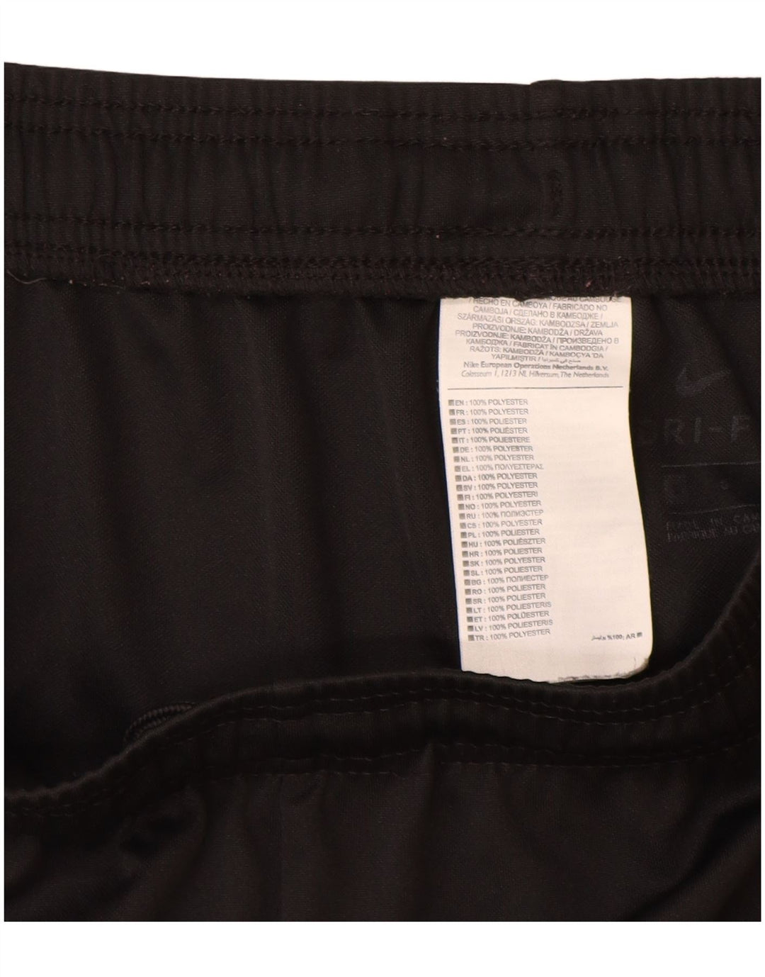 Nike Herren Dri Fit Sportshorts, groß, aus schwarzem Polyester