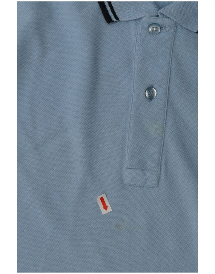 FRED PERRY Herren-Poloshirt aus mittelblauer Baumwolle