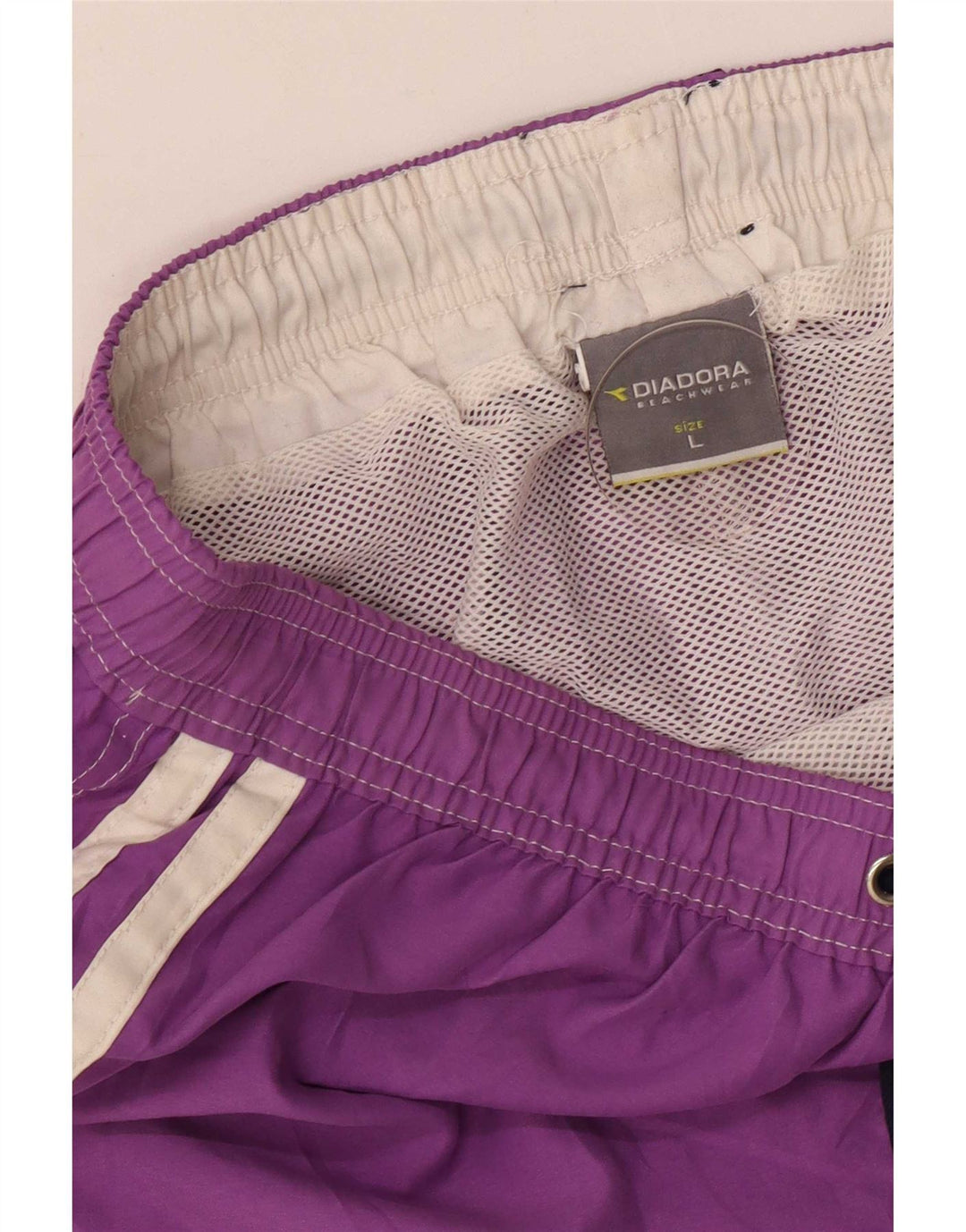 Diadora Herren-Badeshorts, groß, lila, Polyester