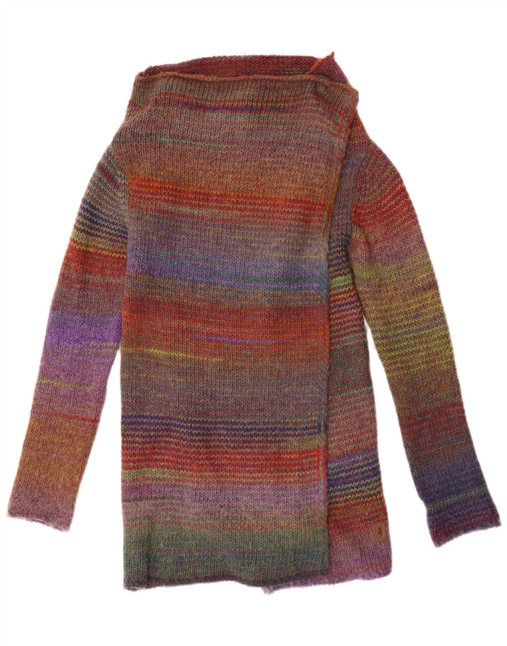 Marlboro Classics Damen Longline-Cardigan-Pullover UK 14 Medium Mehrfarbig