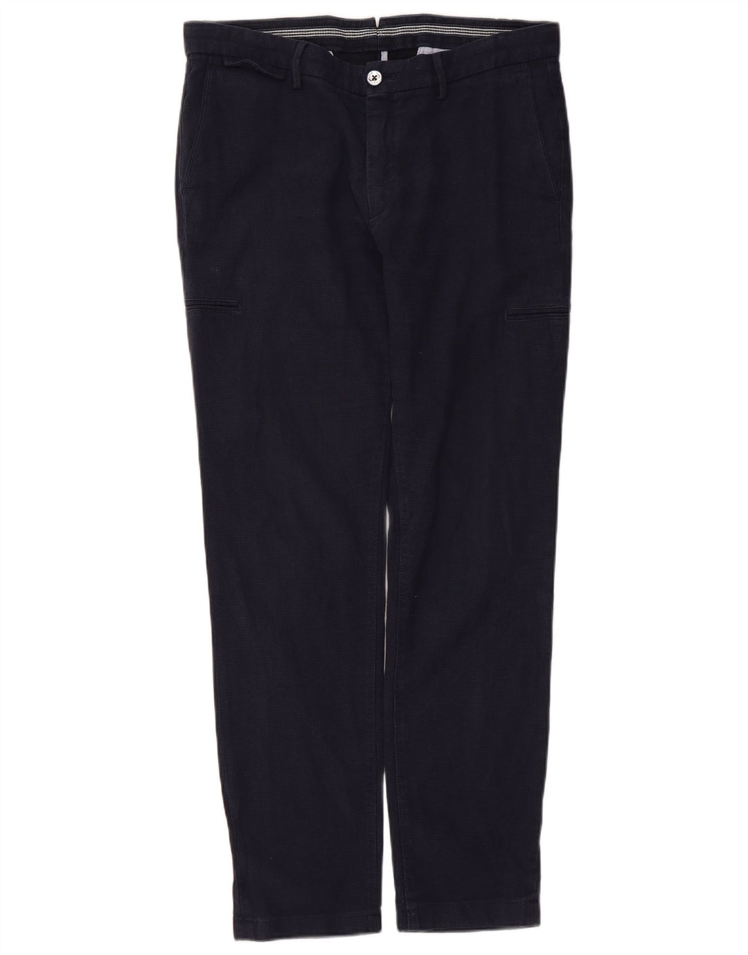 Massimo Dutti Slim Cargo-Hose für Herren, EU 40, M, B31, L29, Marineblau