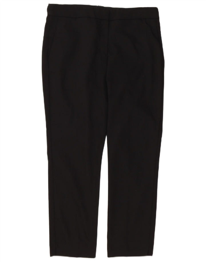Zara Damen Gerade Freizeithose W34 L28 Schwarz
