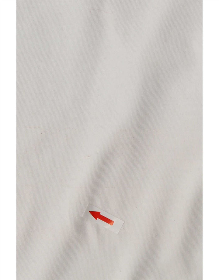 Superdry Herren-T-Shirt-Oberteil, große weiße Baumwolle
