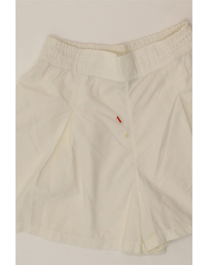 DIADORA Womens Sport Shorts IT 44 Medium  White Polyester Vintage Diadora and Second-Hand Diadora from Messina Hembry 