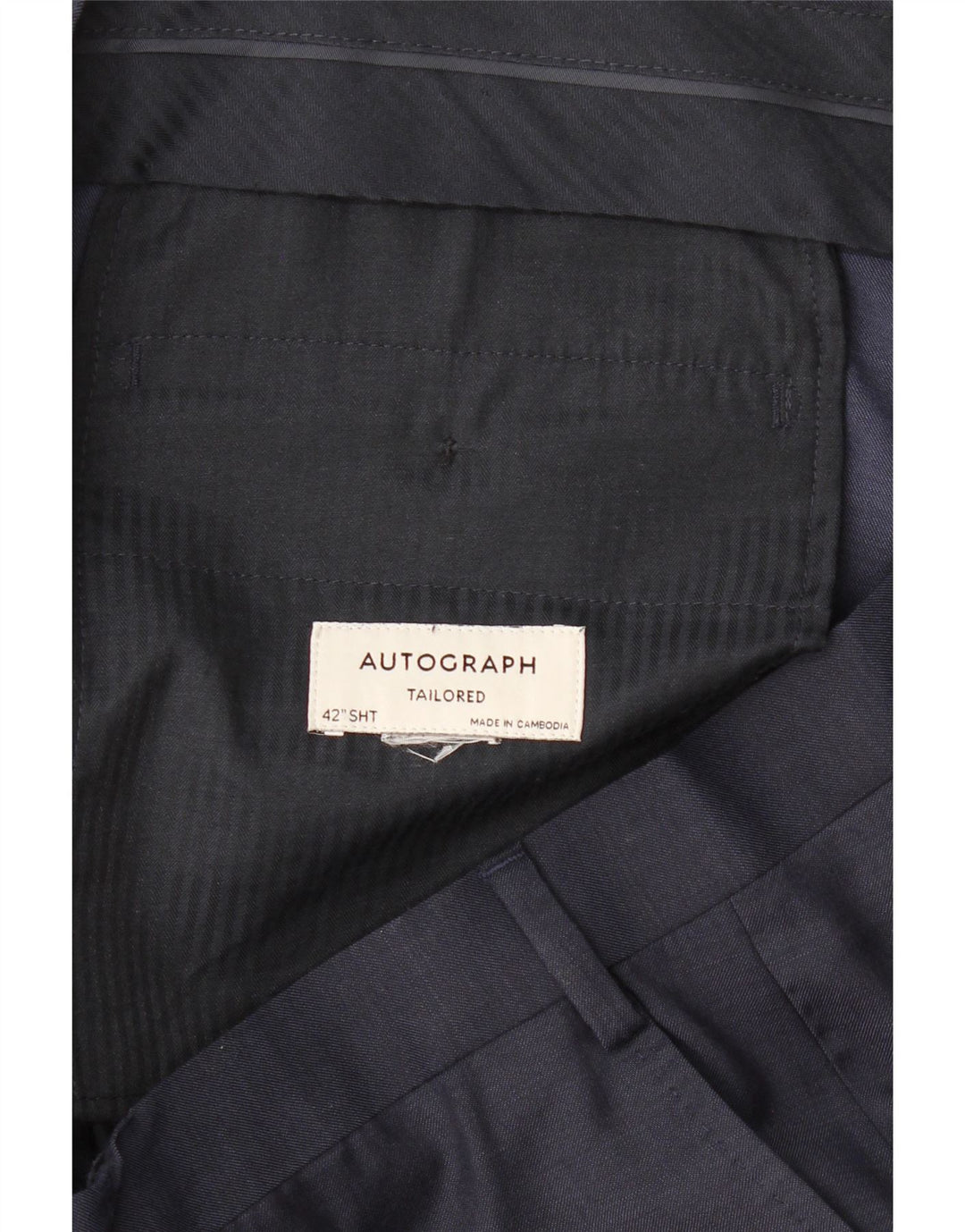 Autograph Slim-Anzughose für Herren, W42, L29, Marineblau