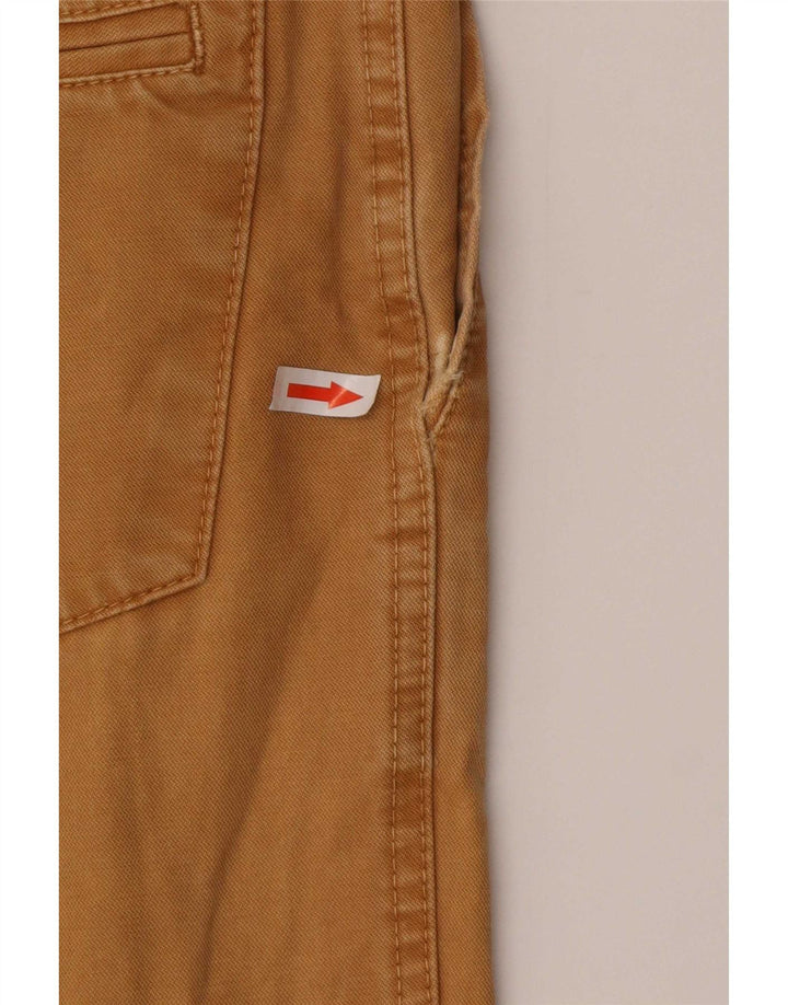 Pull & Bear Slim Chino-Hose für Herren, EU 44, Größe L, W34, L32, Beige, Baumwolle