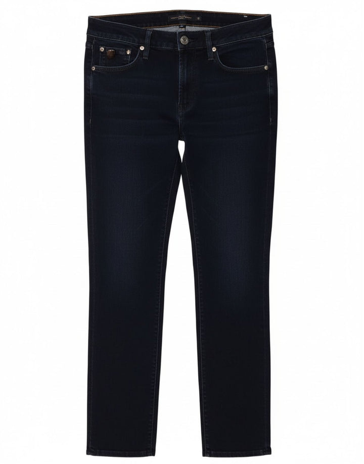 Eddie Bauer Damen Straight Jeans US 10 Large W30 L31 Marineblau