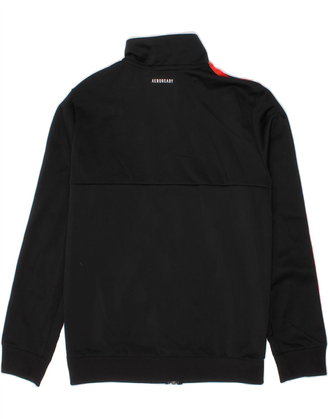 ADIDAS Boys Aeroready Tracksuit Top Jacket 9-10 Years Black Polyester Vintage Adidas and Second-Hand Adidas from Messina Hembry 