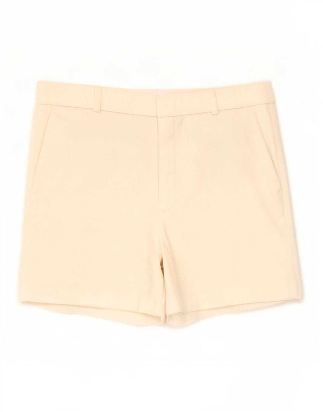 Zara Damen Chinoshorts Small W27 Weiß