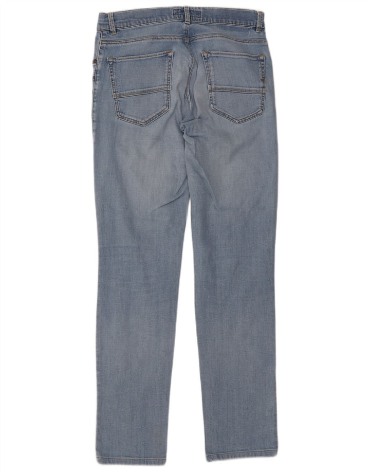 Trussardi Damen Slim Jeans W31 L32 Blaues Polyester