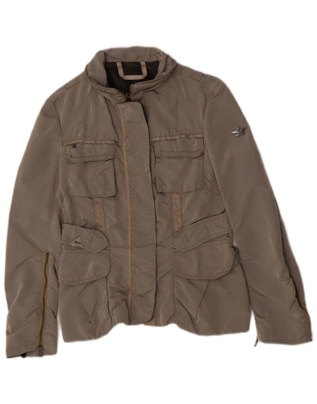 Dekker Damen Utility-Jacke IT 44 Mittelgrau