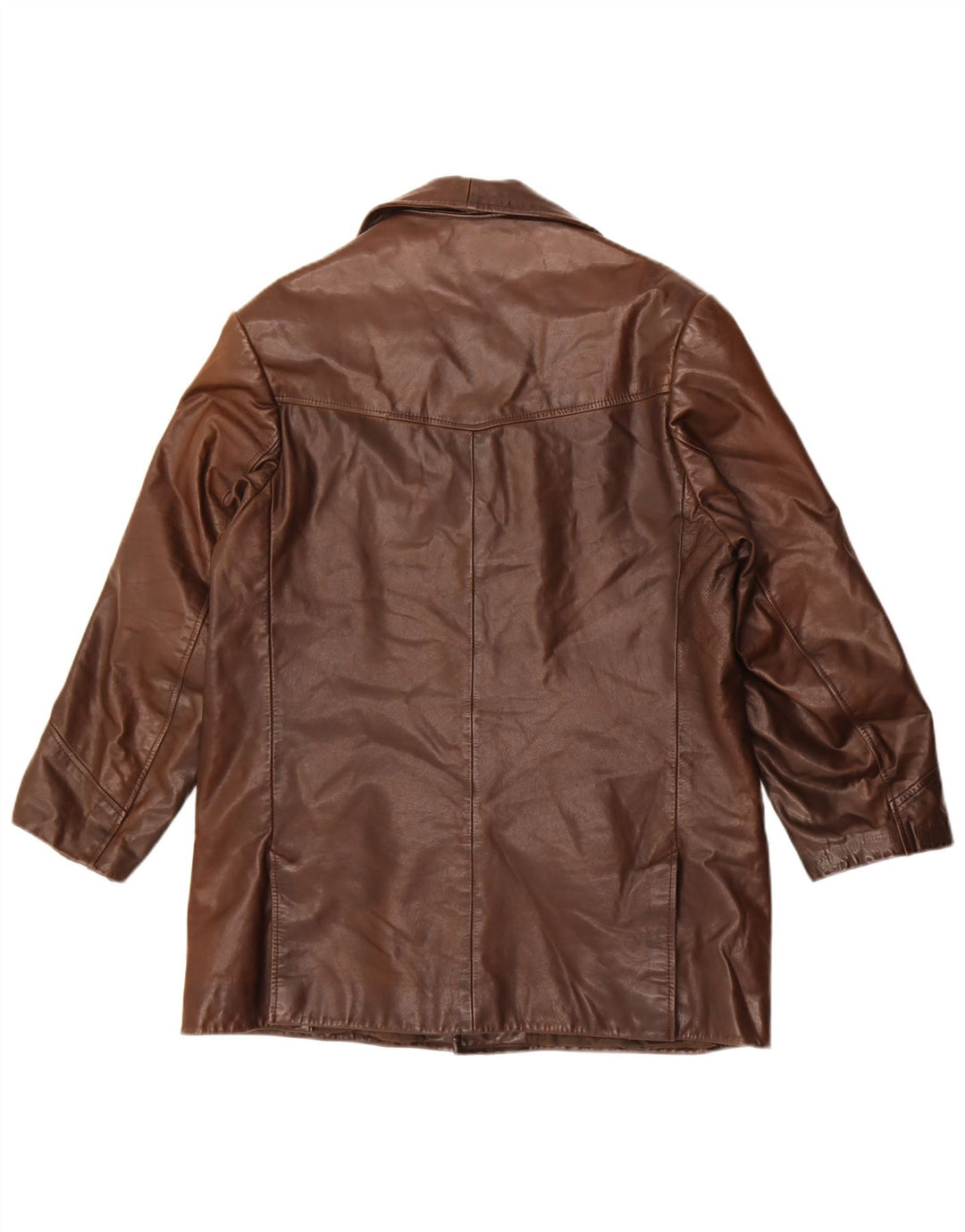 Vintage Herren Lederjacke UK 36 Small Brown