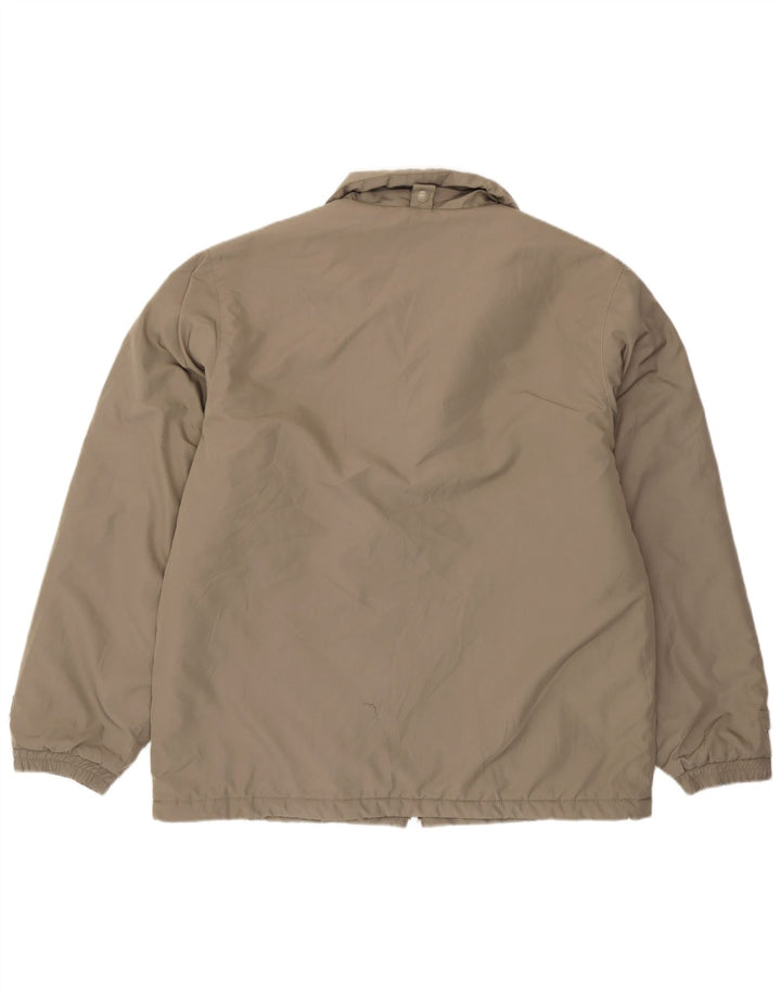 Kappa Herren Wattierte Jacke UK 40 Large Braun Polyamid