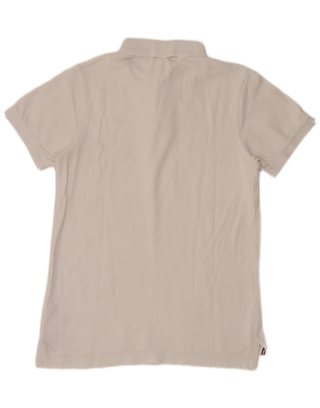 Tommy Hilfiger Herren-Poloshirt, mittelweiße Baumwolle