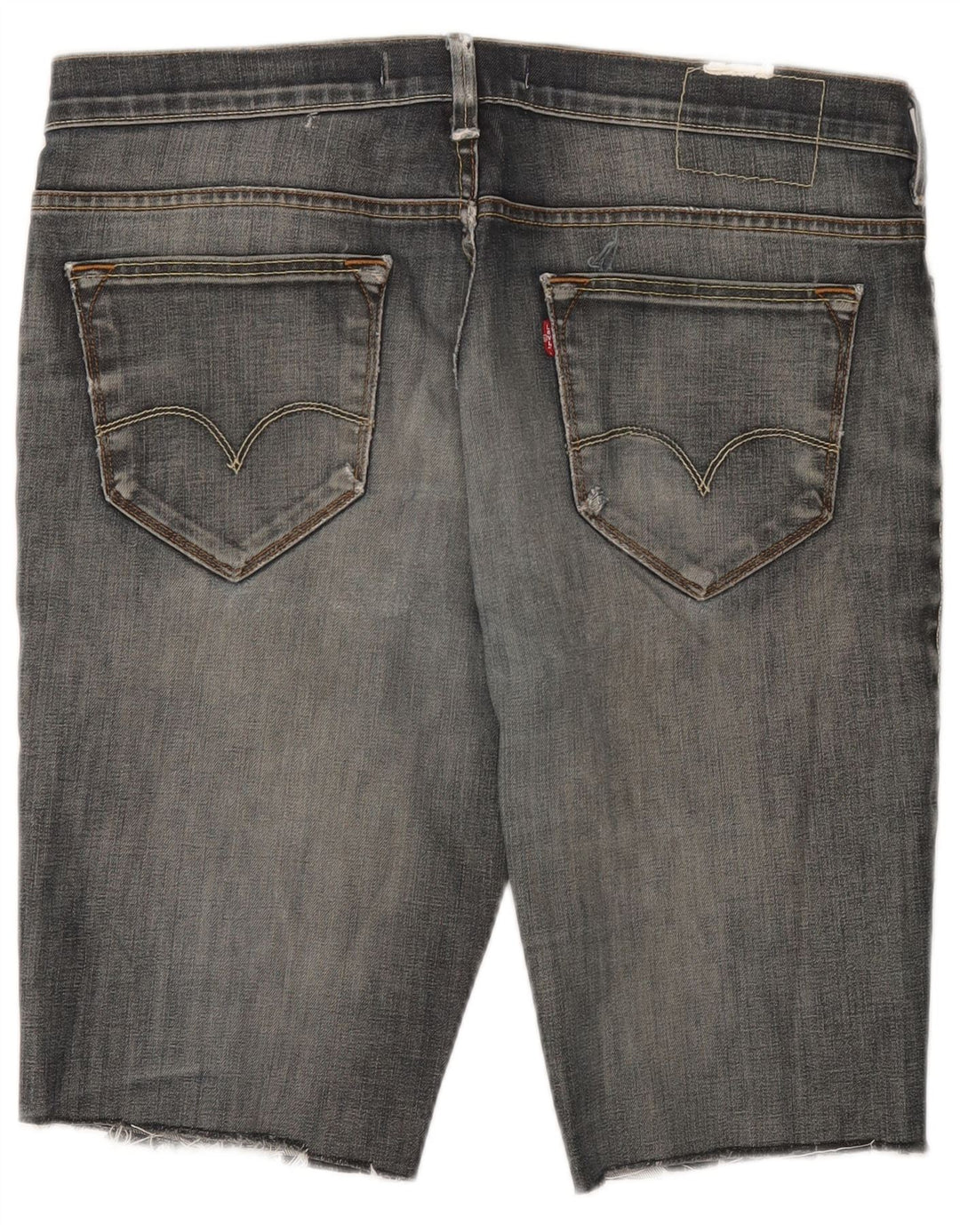 Levi's Herren 519 Slim Denim Shorts W38 XL Grau Baumwolle