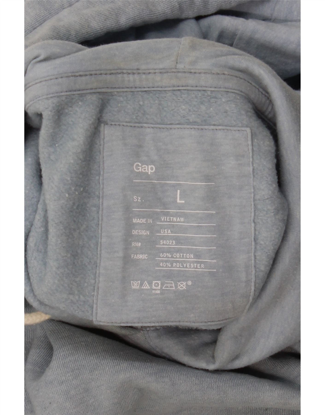 Gap Herren-Kapuzenpullover, groß, aus blauer Baumwolle