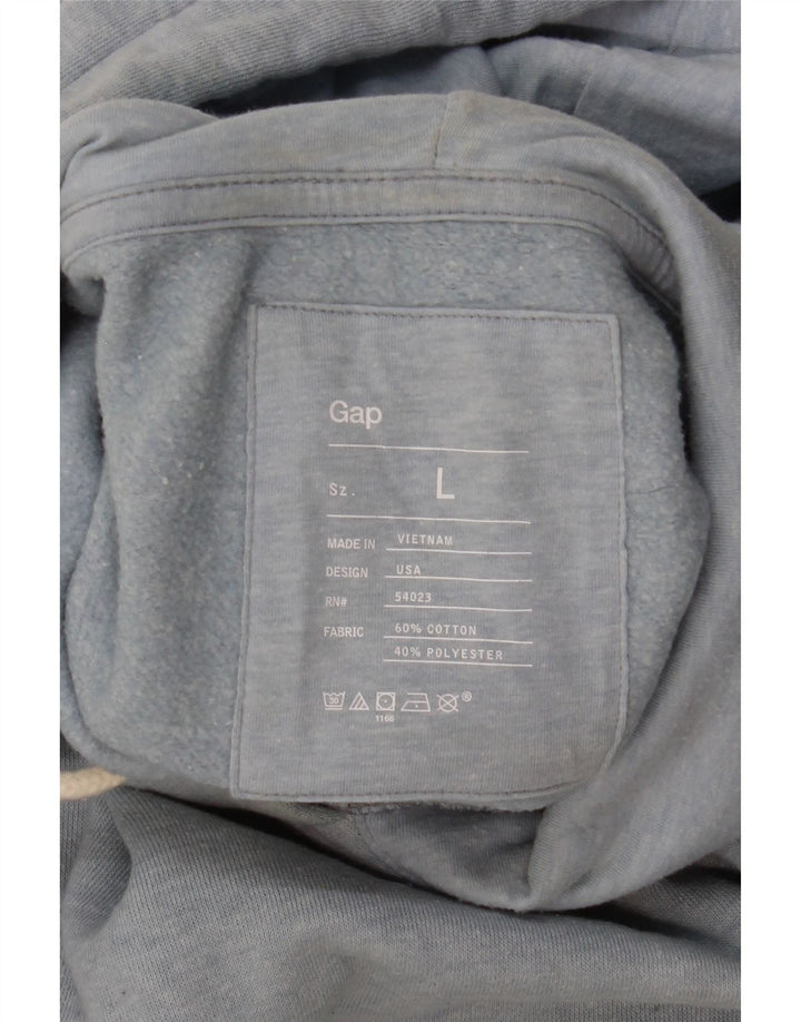 Gap Herren-Kapuzenpullover, groß, aus blauer Baumwolle