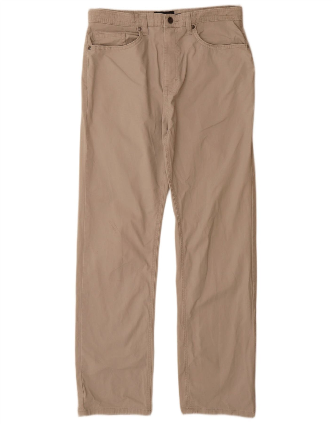 Marks & Spencer Herren Blue Harbor Straight Freizeithose W32 L31 Grau