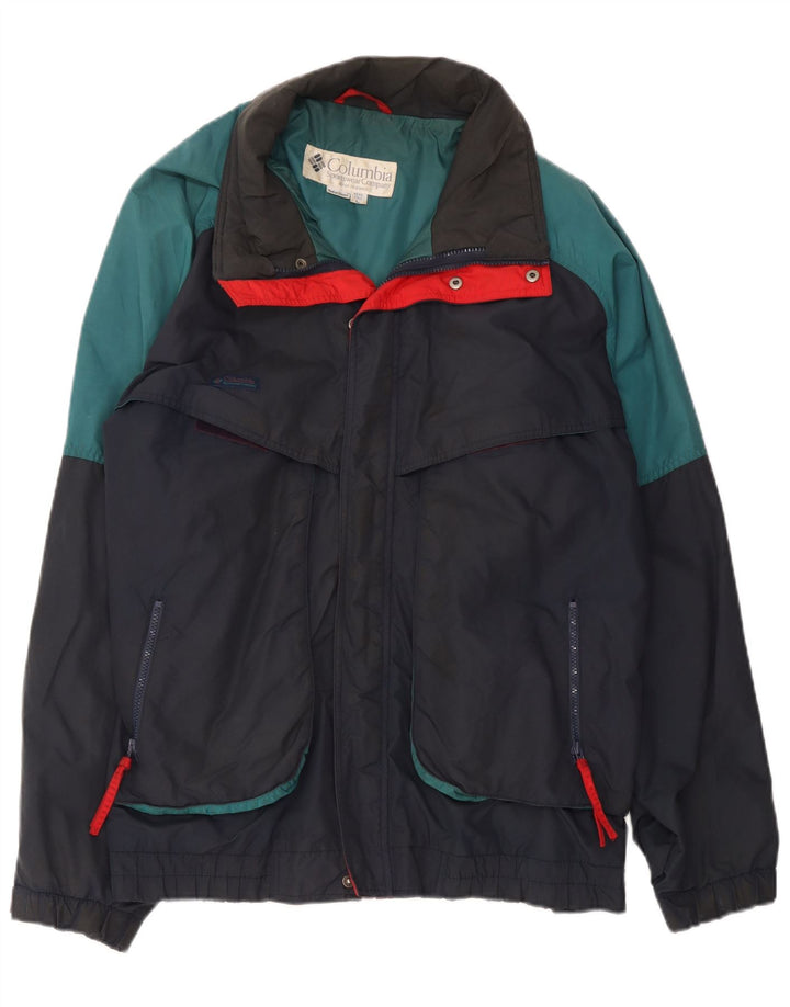 Columbia Herren-Skijacke, Größe 40, groß, Marineblau, Farbblock
