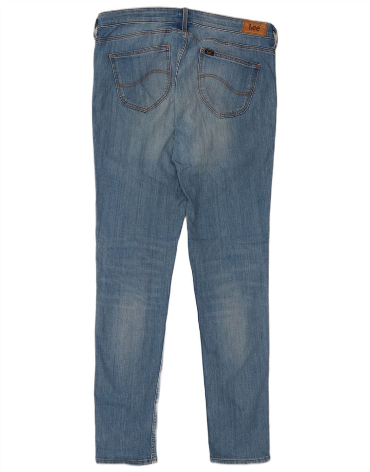 LEE Womens Skinny Jeans W34 L31 Blue