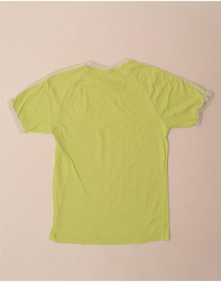 Adidas Damen T-Shirt Top UK 12 Mittelgelb