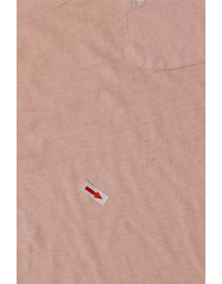 Jack Wills Damen T-Shirt Top UK 12 Mittelrosa Polyester