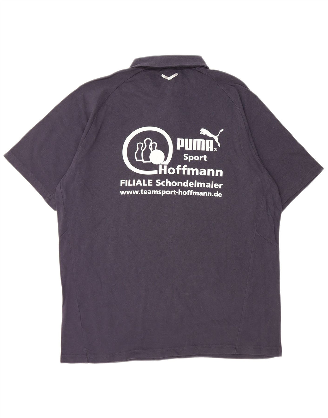 PUMA Herren Grafik-Poloshirt XL Marineblau
