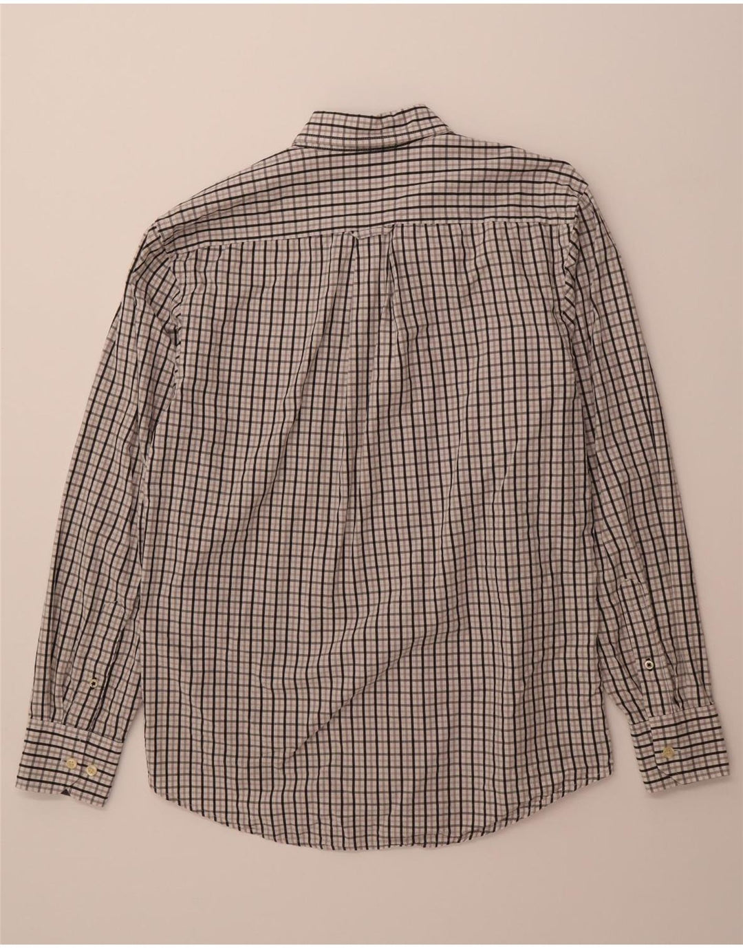 IZOD Mens Shirt Small Grey Check Cotton Vintage Izod and Second-Hand Izod from Messina Hembry 