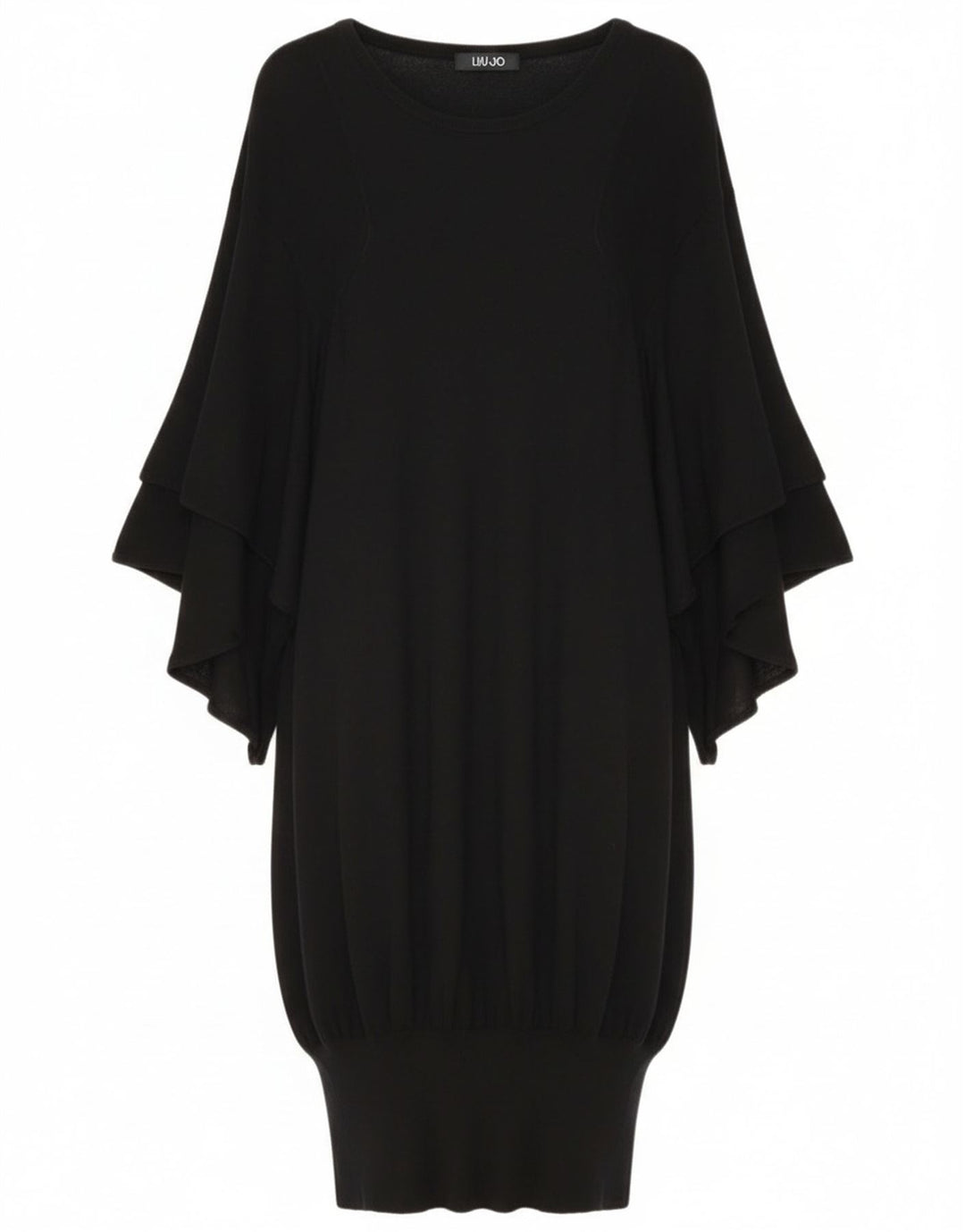 Liu Jo Damen-Pulloverkleid mit Fledermausärmeln, Gr. 10, Größe S, Schwarz