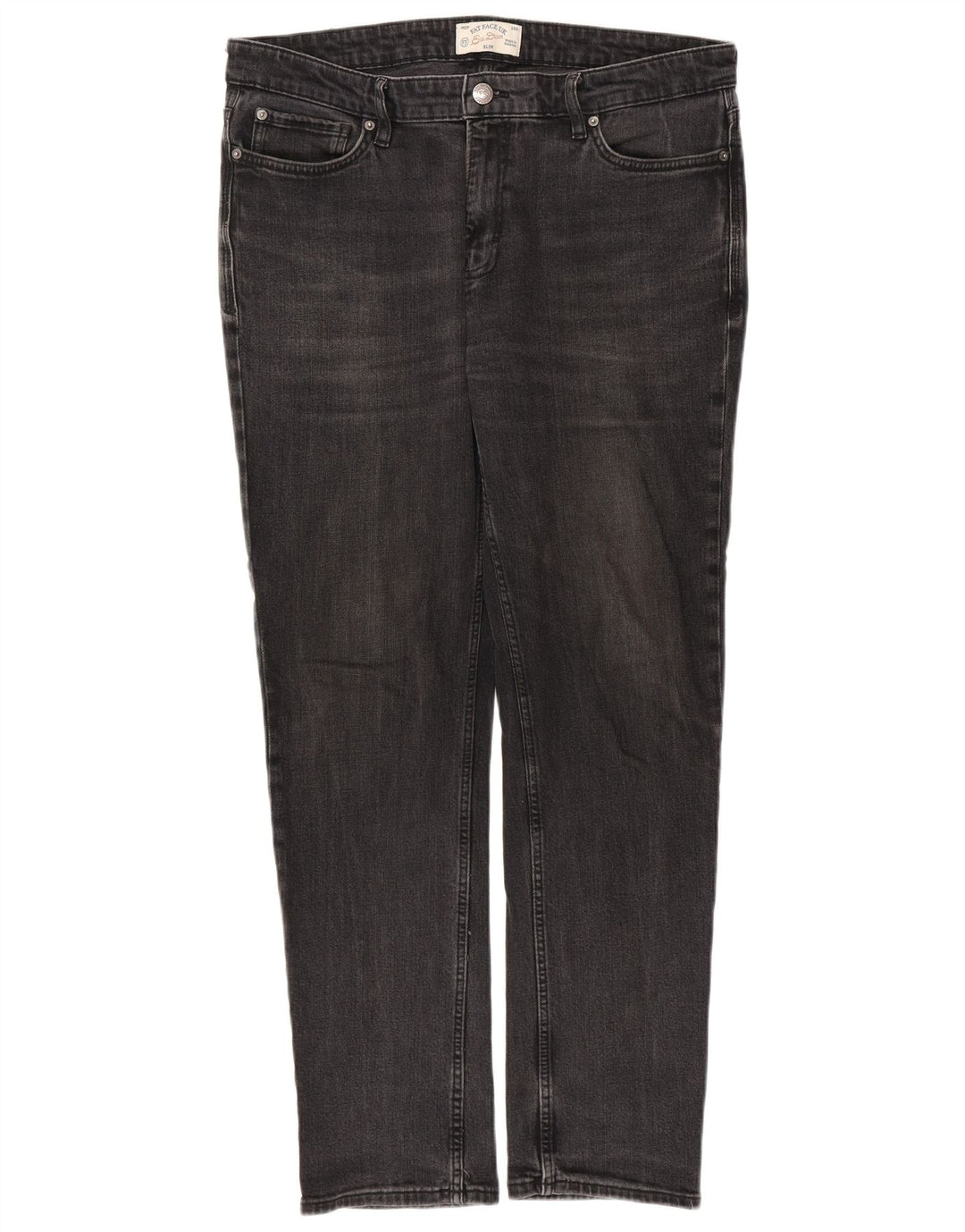 FAT FACE Herren Slim Jeans W36 L31 Graue Baumwolle