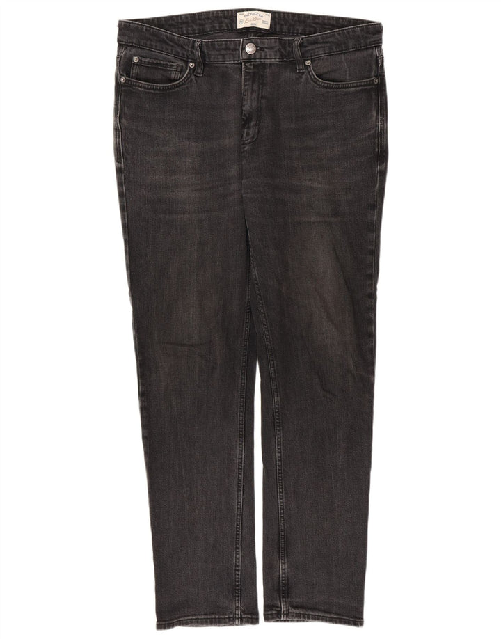 FAT FACE Herren Slim Jeans W36 L31 Graue Baumwolle