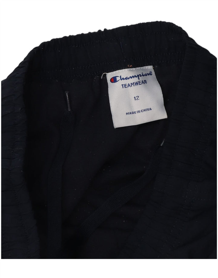 Champion Trainingshose für Jungen, 11–12 Jahre, marineblaues Polyester