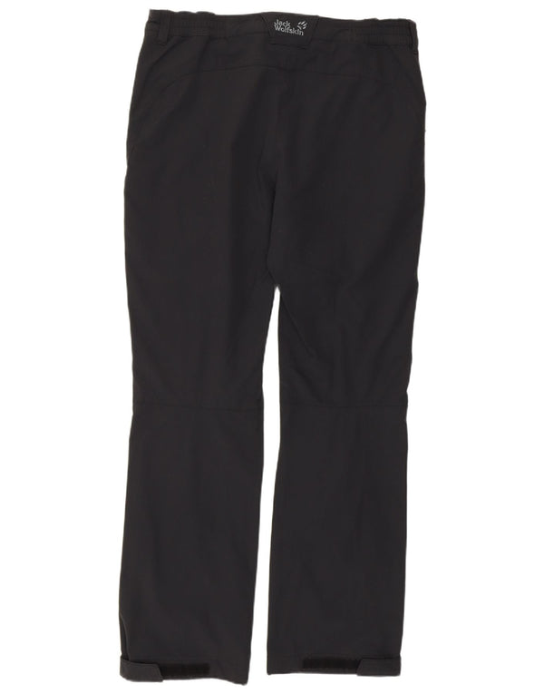 JACK WOLFSKIN Damen Wander-Cargohose UK 14/16 Large W34 L30 Schwarz