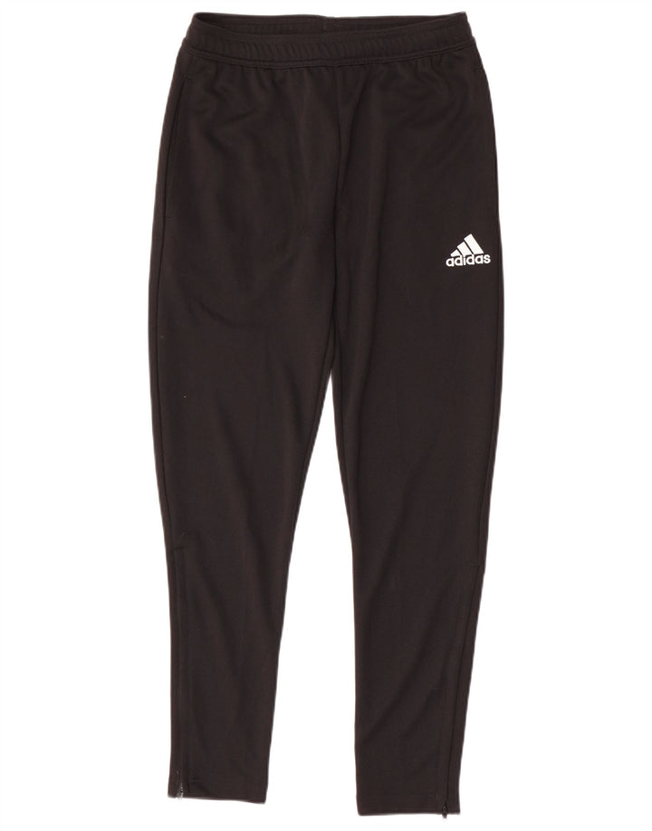 Adidas Damen Aeroready Trainingshose UK 10 Small Schwarz Polyester