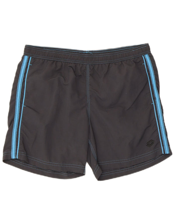 Lotto Herren-Badeshorts, Größe L, W36, L5, Grau, Polyamid