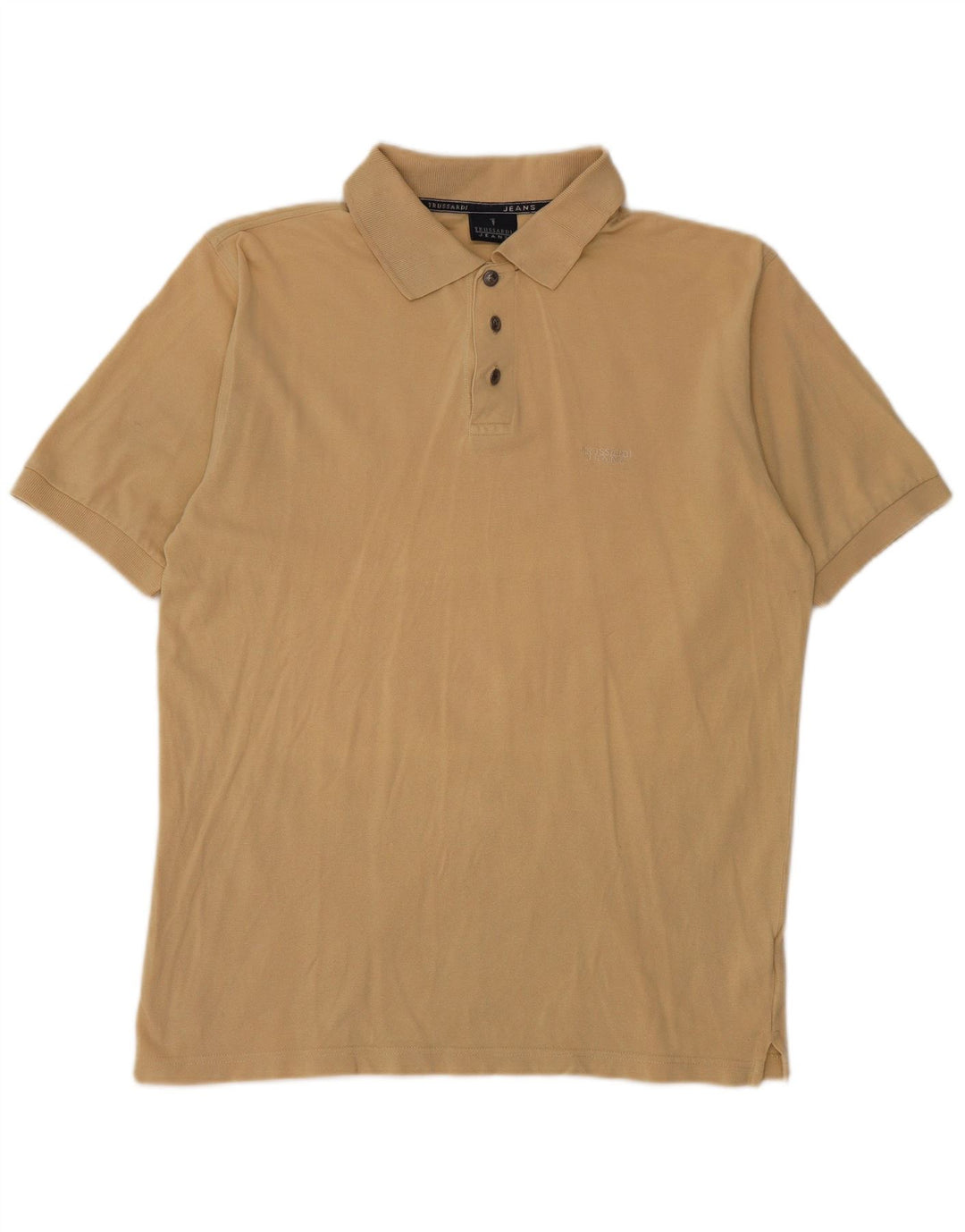 TRUSSARDI JEANS Herren-Poloshirt aus mittelbeiger Baumwolle