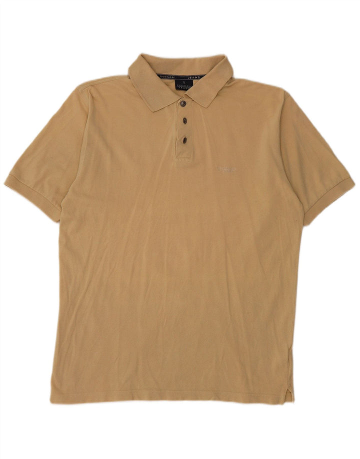 TRUSSARDI JEANS Herren-Poloshirt aus mittelbeiger Baumwolle