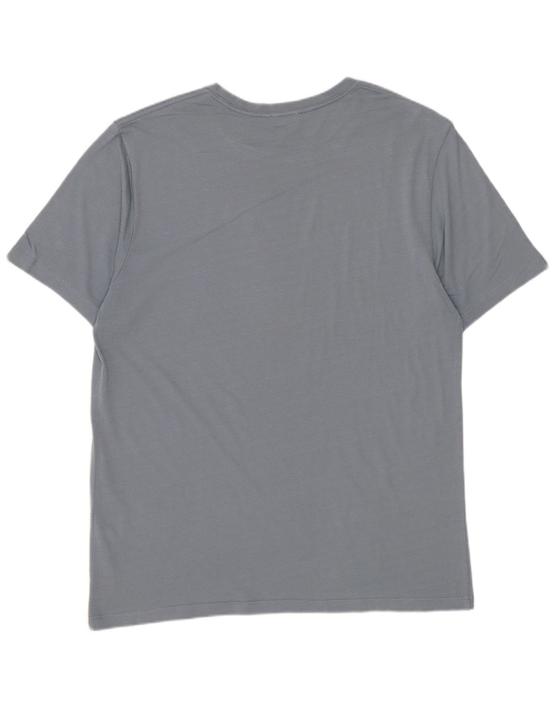 Reiss Herren T-Shirt Top Large Blau Baumwolle
