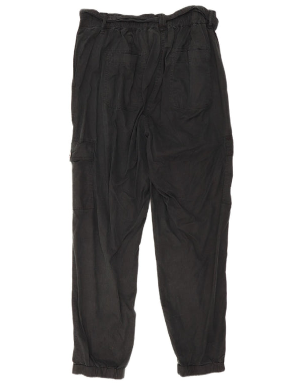 Marks & Spencer Damen Jogger-Cargohose UK 14 Large W32 L27 Schwarz