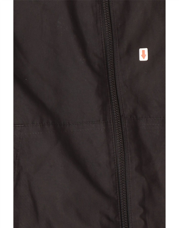 Nike Herren-Trainingsanzugoberteil, XL, schwarzes Farbblock-Polyester