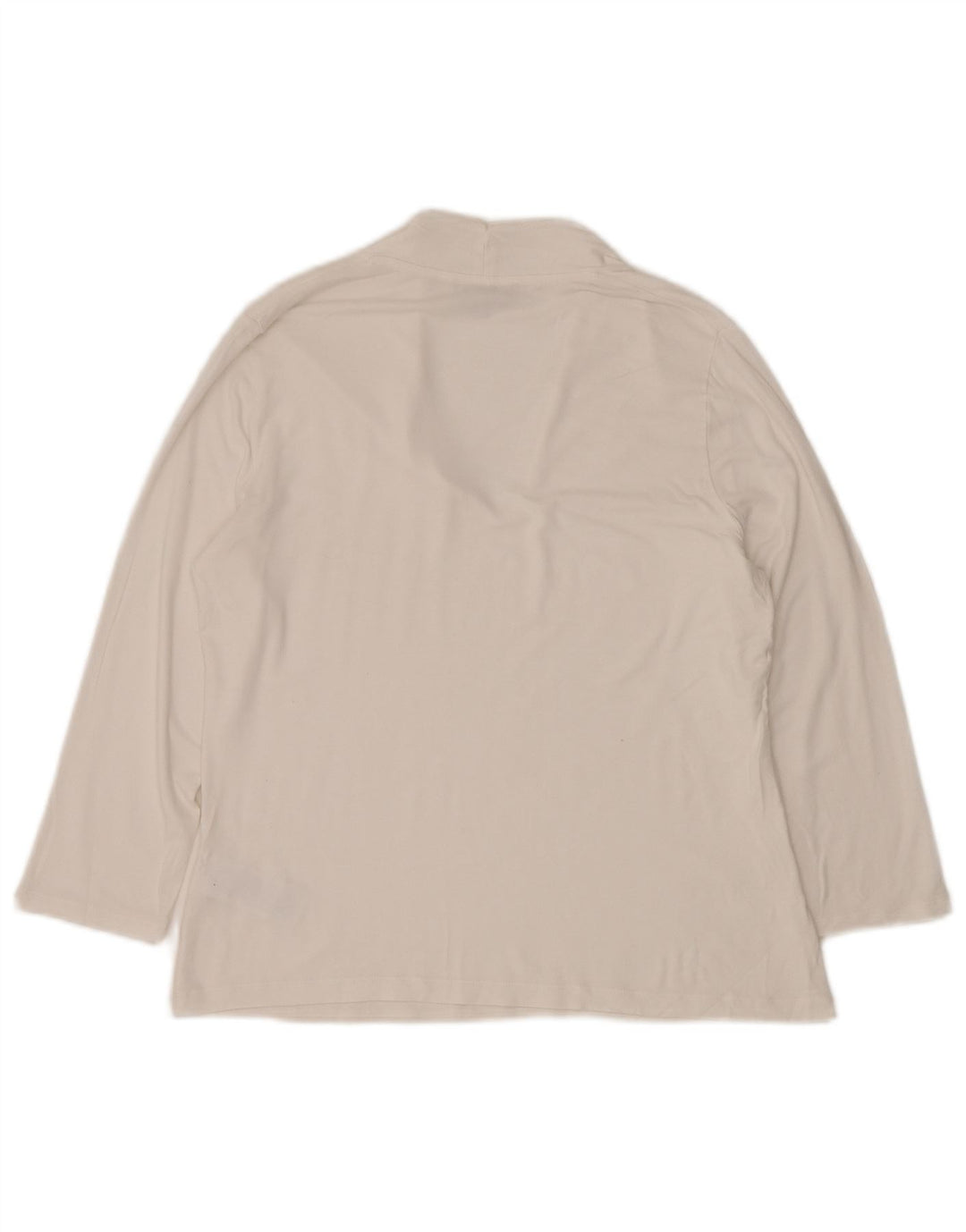 HOBBS Damen Top Langarm UK 14 Large Weiße Viskose