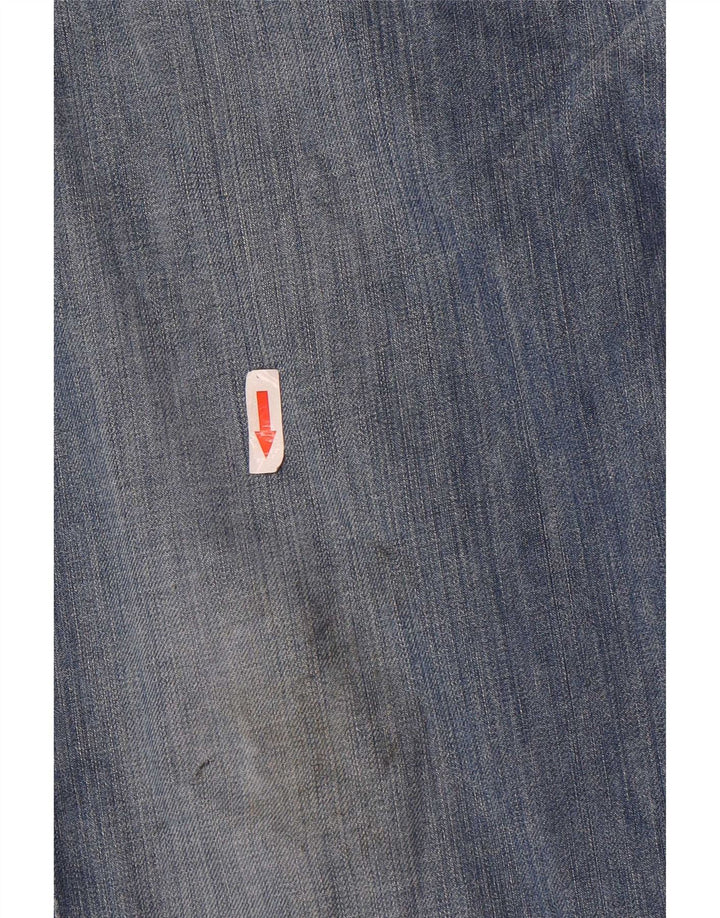 Calvin Klein Herren Straight Jeans W32 L30 Blaue Baumwolle